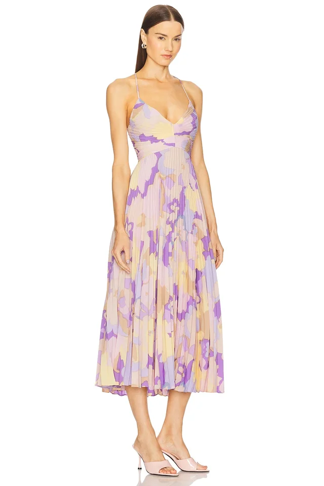 ASTR the Label Blythe Dress in Purple Multi, photo 2 of 3 from REVOLVE (Canada)