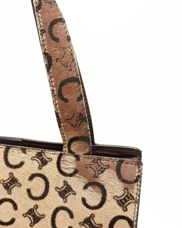 Celine C Macadam Pony Bag in Leather from A Retro Tale, photo 8 of 12