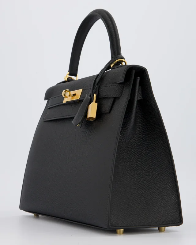 Hermès Kelly 28 Sellier Bag in Black Epsom leather from Sellier, photo 12 of 23