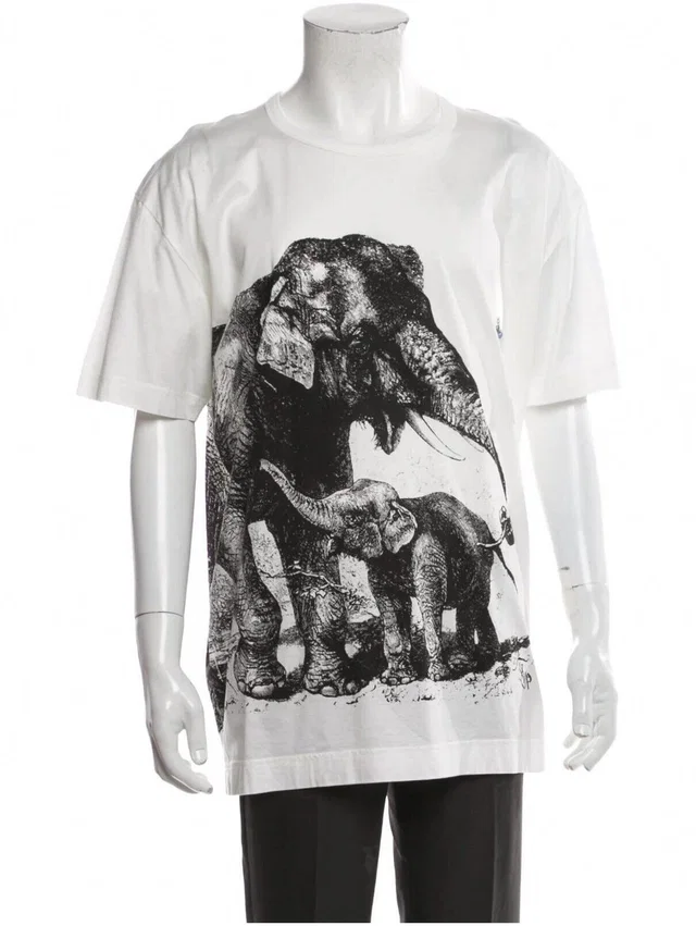 Vivienne Westwood Graphic Elephant Print T-Shirt Large in black from Poshmark