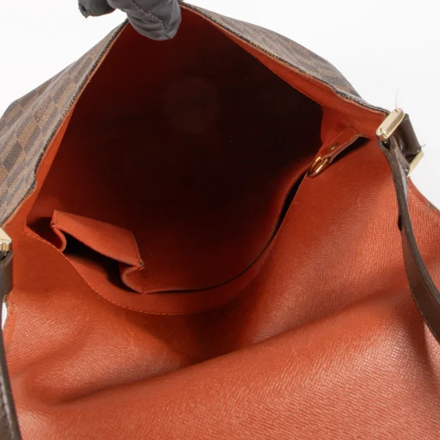Louis Vuitton Damier Ebene Musette Salsa GM Bag in Brown Canvas from Labellov, photo 5 of 6