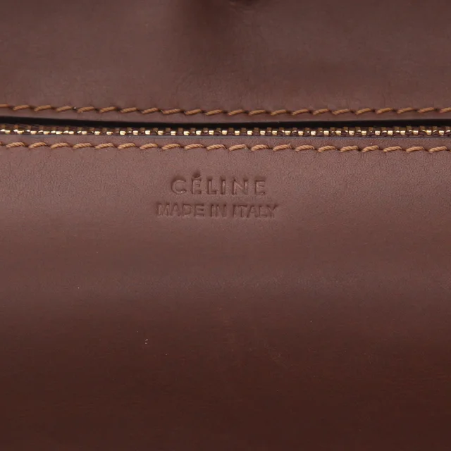 Celine Tie Bag handbag in brown leather in Brown Leather from Collector Square, photo 4 of 5