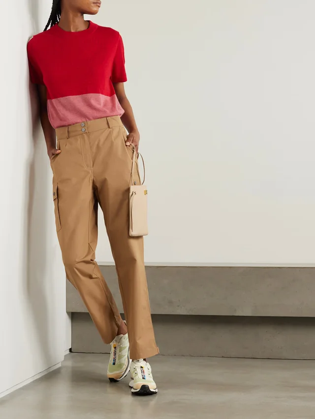 WE NORWEGIANS Lyngen cotton straight-leg pants in Beige, photo 2 of 2 from NET-A-PORTER (Canada)