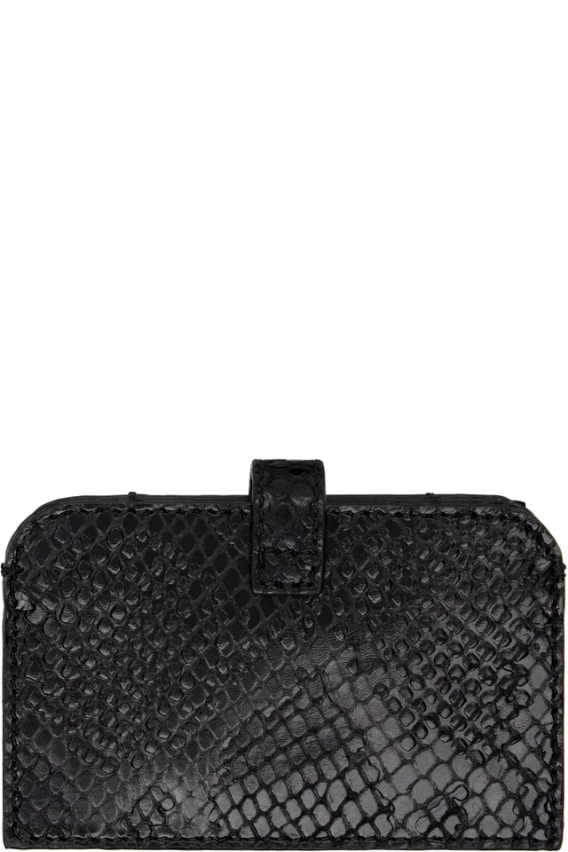 Vivienne Westwood Black Accordion Card Holder, photo 2 of 2 from SSENSE