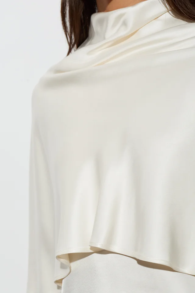 Róhe satin draped blouse, photo 3 of 4 from SENSER