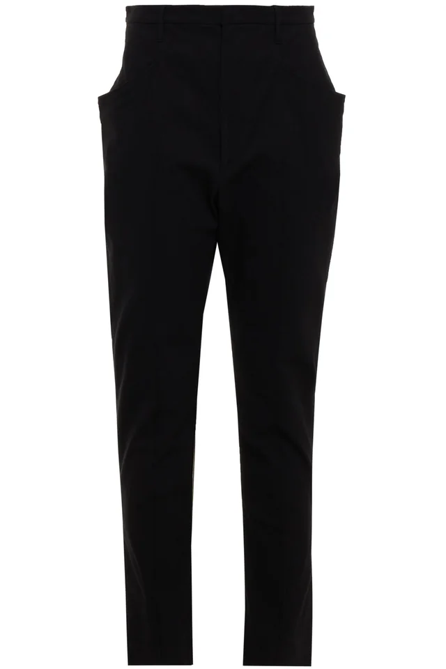 Isabel Marant Cotton-Blend Crepe Skinny Pants in Black from THE OUTNET, photo 1 of 1