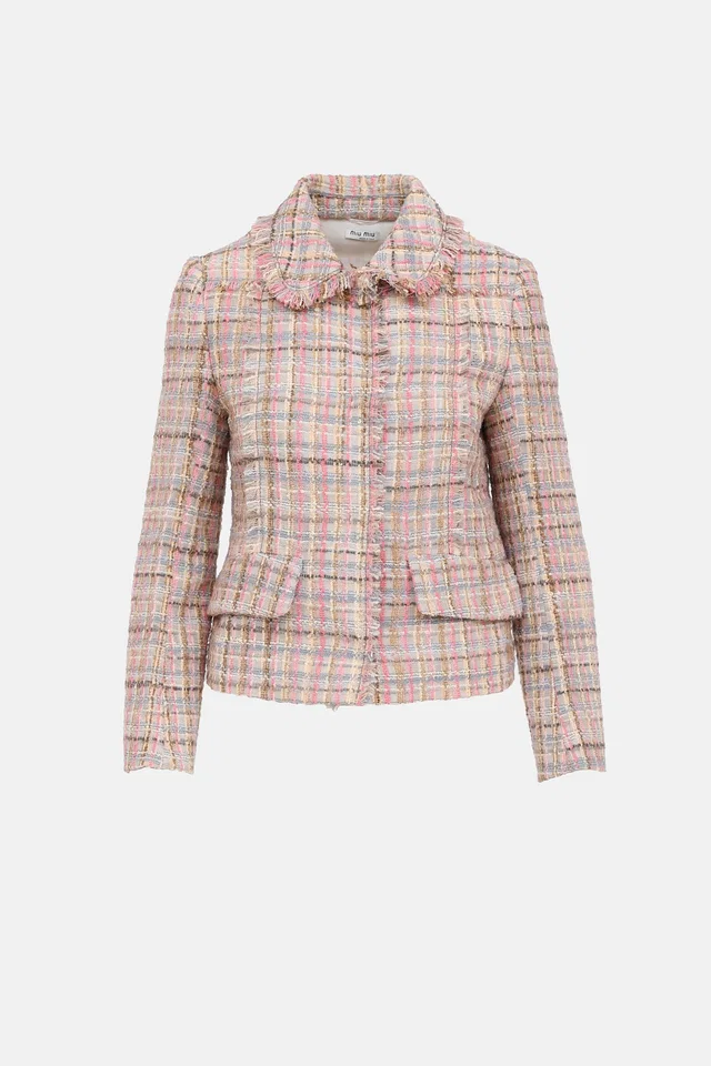 Miu Miu 2016 Tweed Jacket in Tweed from VSP Consignment