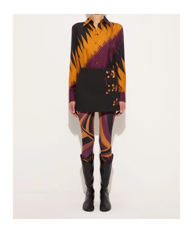 Emilio Pucci Drago-print silk shirt, photo 2 of 4 from SENSER