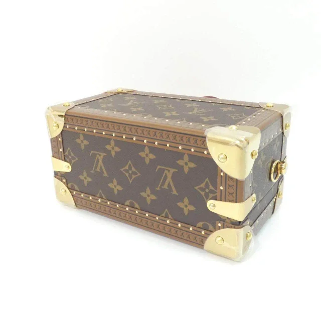 Louis Vuitton Valisette Tresor Monogram Bag in Brown Canvas from LuxUness, photo 2 of 10