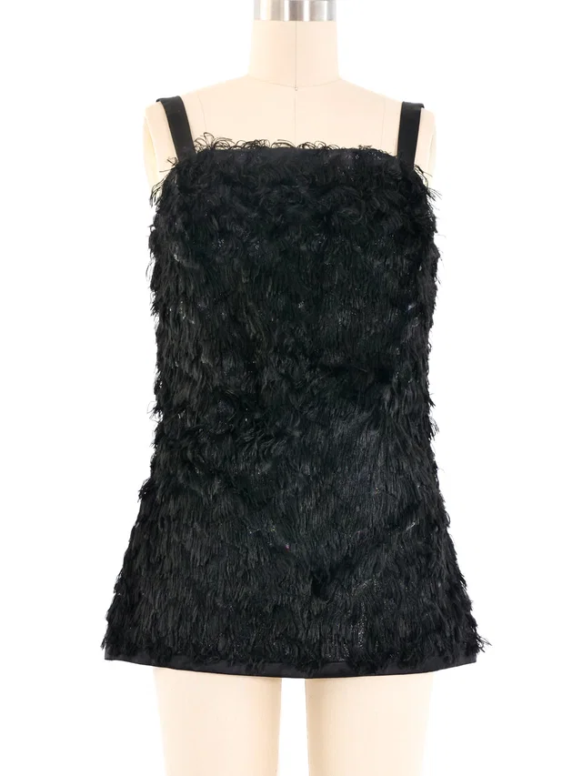 Maison Margiela Eyelash Textured Cami in Silk from Arcade Vintage