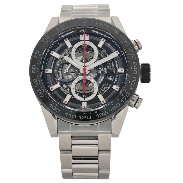 TAG Heuer Carrera CAR2A1W-0 43mm Stainless Steel Watch from H&T