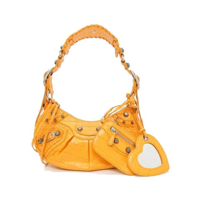 Balenciaga Le Cagole Calf Shoulder Bag in Leather from LuxUness