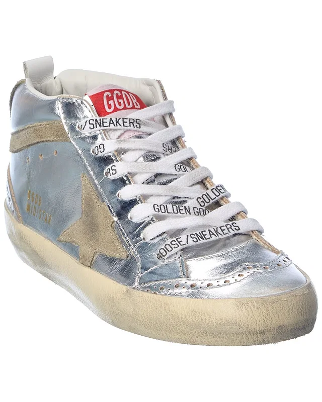 Golden Goose Mid Star Leather Sneaker, image 1 of 1 from Rue La La
