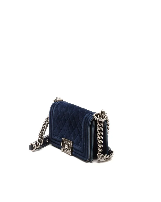 Chanel Small Velvet Boy Bag in Velvet from A Retro Tale, photo 2 of 9