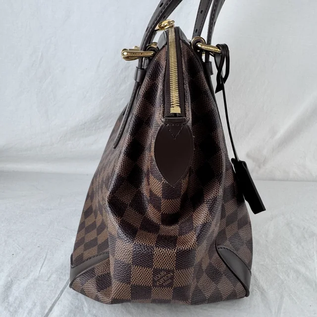 Louis Vuitton Verona MM Damier Ebene Bag in Brown Canvas, Leather, Metal from Reowned, photo 3 of 10