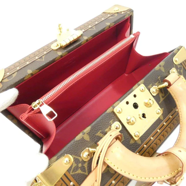 Louis Vuitton Valisette Tresor Monogram Bag in Brown Canvas from LuxUness, photo 10 of 10