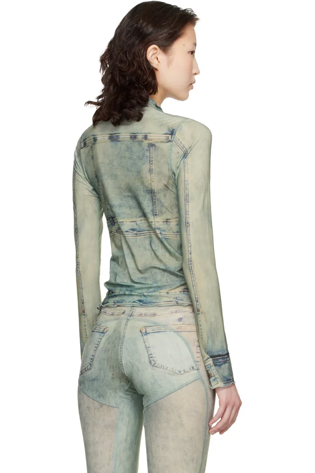 KNWLS Blue Halcyon Top, photo 3 of 4 from SSENSE