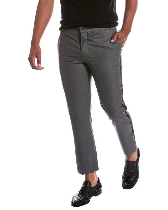 Brunello Cucinelli Wool & Silk-Blend Pant, image 1 of 1 from Gilt