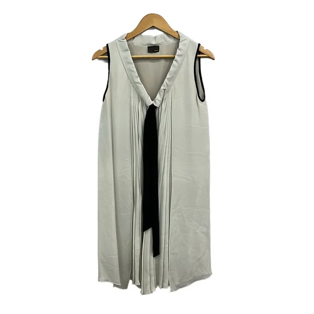 Fendi Dress M Light Gray Black 40 in Black from The Reluxe