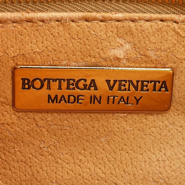 Bottega Veneta Intrecciato Gold Shoulder Bag in Gold Woven leather from A Retro Tale, photo 7 of 9