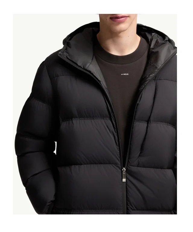 Moncler Poitevin Hooded Short Down Jacket, photo 8 of 8 from SENSER