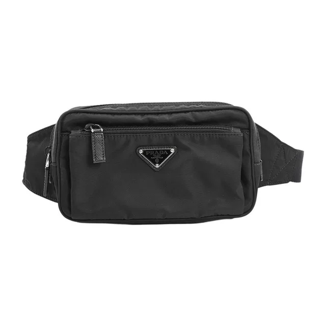 Prada Belt Bag Re Nylonx Saffiano Leather in Saffiano leather from The Reluxe