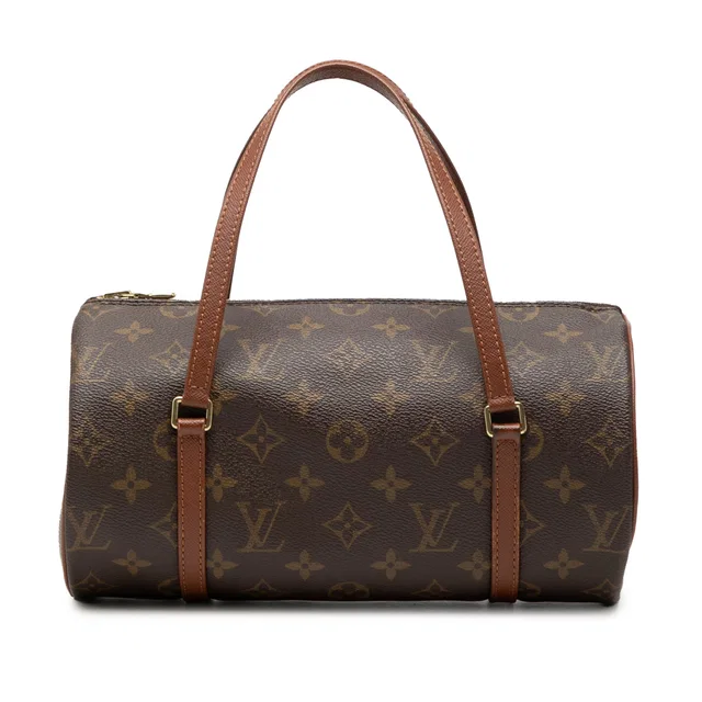 Brown Louis Vuitton Monogram Papillon 26 Handbag in Brown Coated canvas from Designer Revival