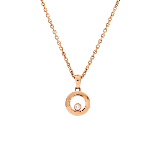 Chopard Happy Diamonds Round Pendant Necklace in gold from Poshmark