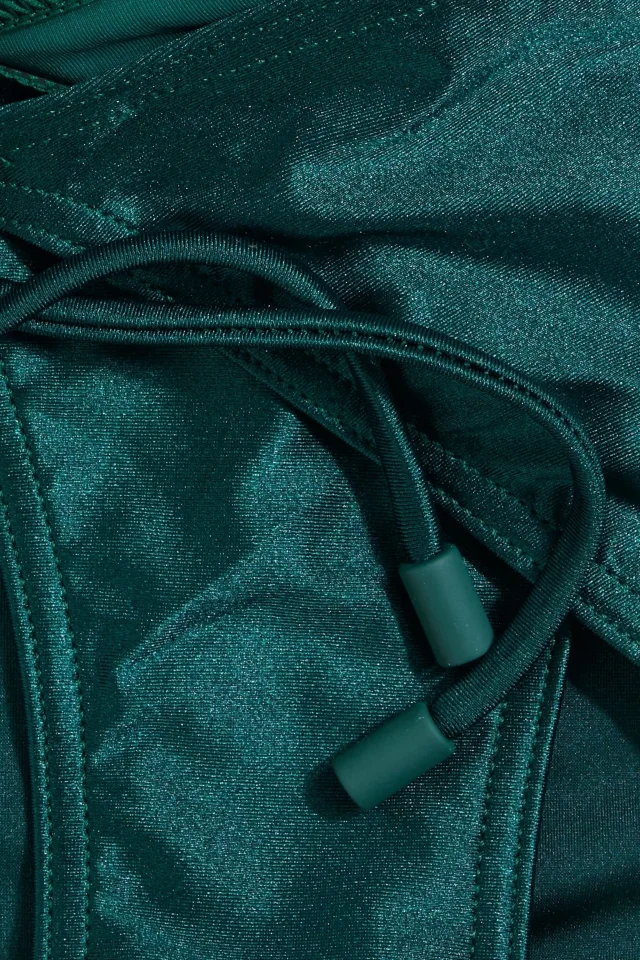 Zimmermann Side-Tie Bikini Briefs in Emerald, photo 4 of 4 from THE OUTNET