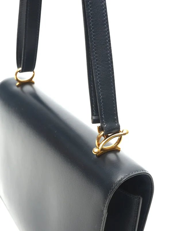 Hermès Box Sac Ring Bag in Box leather from A Retro Tale, photo 8 of 15