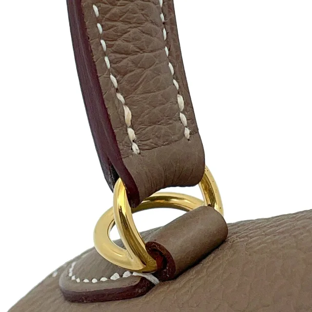 Hermès Kelly Retourne Etoupe Togo Leather Size 25 in Taupe Togo leather from GALLERY RARE, photo 9 of 19
