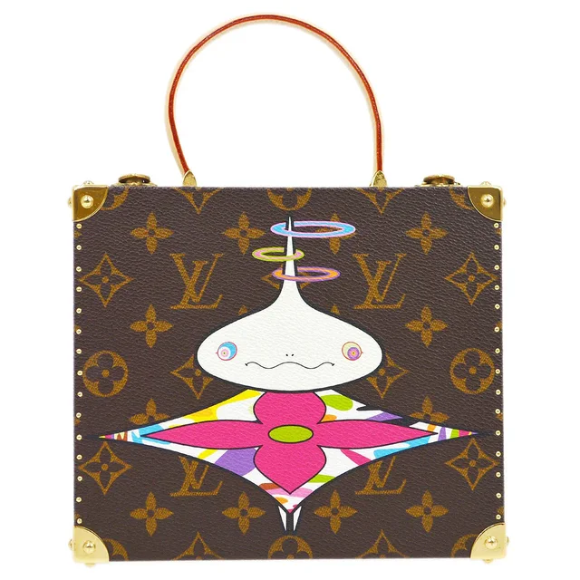 Louis Vuitton x Takashi Murakami Onion Head Jewelry Box M92476 in Coated canvas from AMORE Vintage Tokyo