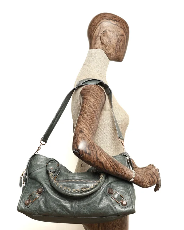 Balenciaga Motocross Giant City Bag in Leather from A Retro Tale, photo 10 of 10