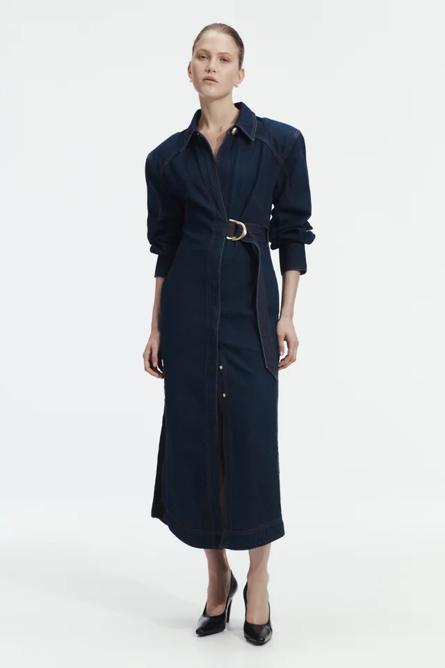 AJE Seren Denim Midi Dress from Aje, photo 1 of 1