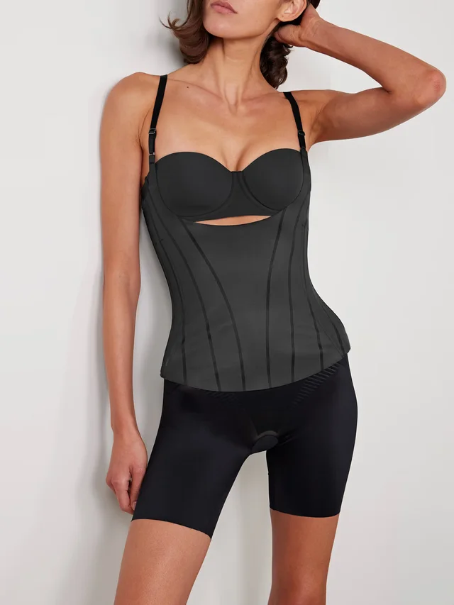 SPANX SPANXsupersculpt™ TotalContour Open-Bust camisole in Black, photo 2 of 2 from NET-A-PORTER (Canada)