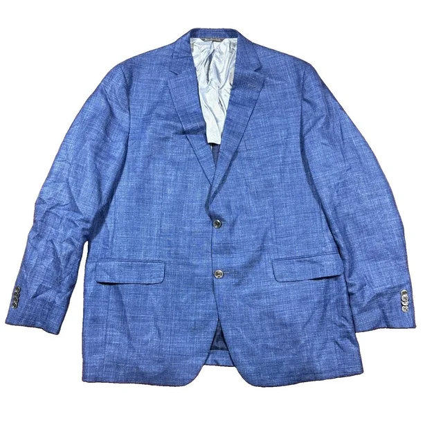 H Stockton Summertime Loro Piana Blazer 46 Wool Linen Silk in blue Silk from Poshmark