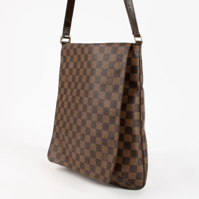 Louis Vuitton Damier Ebene Musette Salsa GM Bag in Brown Canvas from Labellov, photo 2 of 6