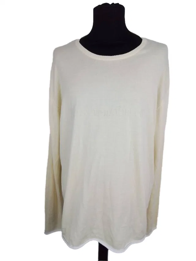 Saint Laurent Pour Homme Cotton Knit Long Beige Size: XXL in Beige Cotton from Oxfam Online Shop