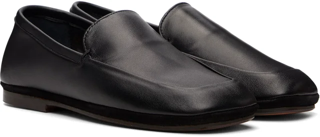 LEMAIRE Black Outdoor Slipper Loafers, photo 4 of 5 from SSENSE