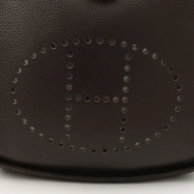 Hermès 2006 Evelyn II GM Chocolat in Clemence leather from VINTAGE QOO TOKYO, photo 12 of 18