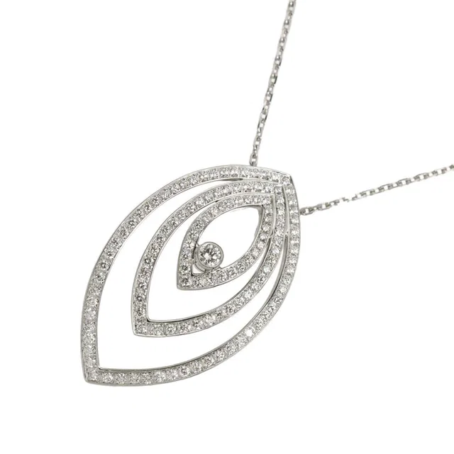 Chopard Diamond Necklace 18K White Gold 750 90318995 in White from Luxury Promise