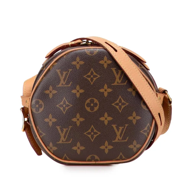 Brown Louis Vuitton Monogram Boite Chapeau Souple PM Crossbody Bag in Brown Coated canvas from Designer Revival, photo 1 of 1