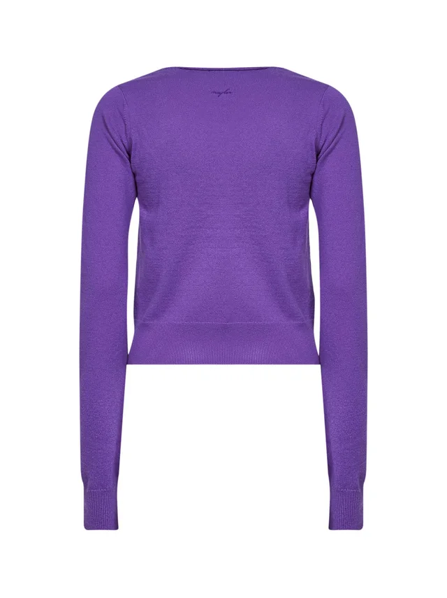 Mugler Plunging V-Neck Cropped Top, photo 2 of 3 from SENSER