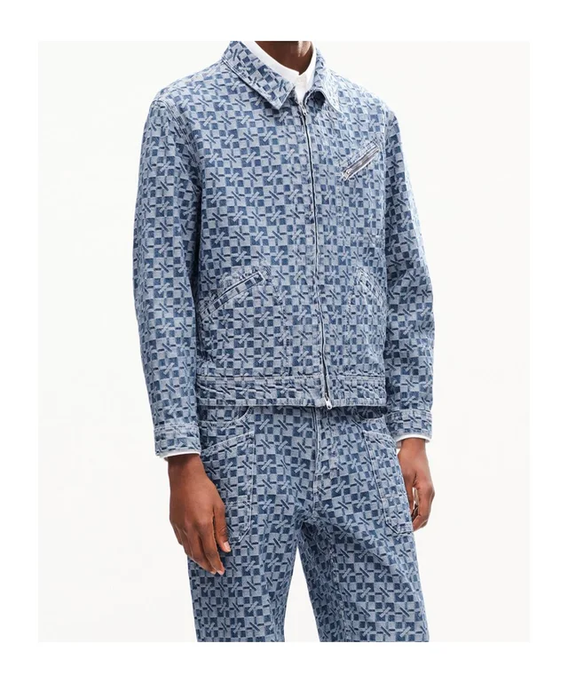 Kenzo 'Kenzogram' utility jacket in japanese denim, photo 4 of 7 from SENSER