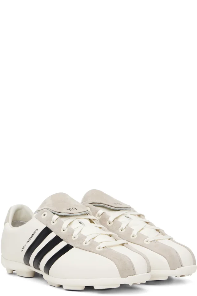 Y-3 Off-White Field Sneakers, photo 4 of 5 from SSENSE
