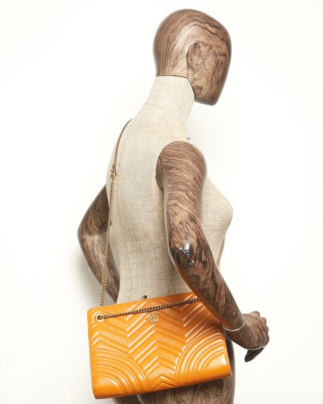 Gucci GG Marmont Accordion Shoulder Bag in Leather from A Retro Tale, photo 15 of 15