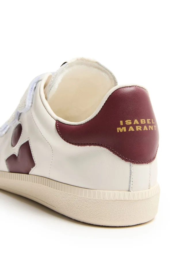 ISABEL MARANT Beth sneakers in Beige Main material: 100% cow leather, lining1: 100% sheep leather, sole: 100% rubber, photo 6 of 8 from 24S (US)
