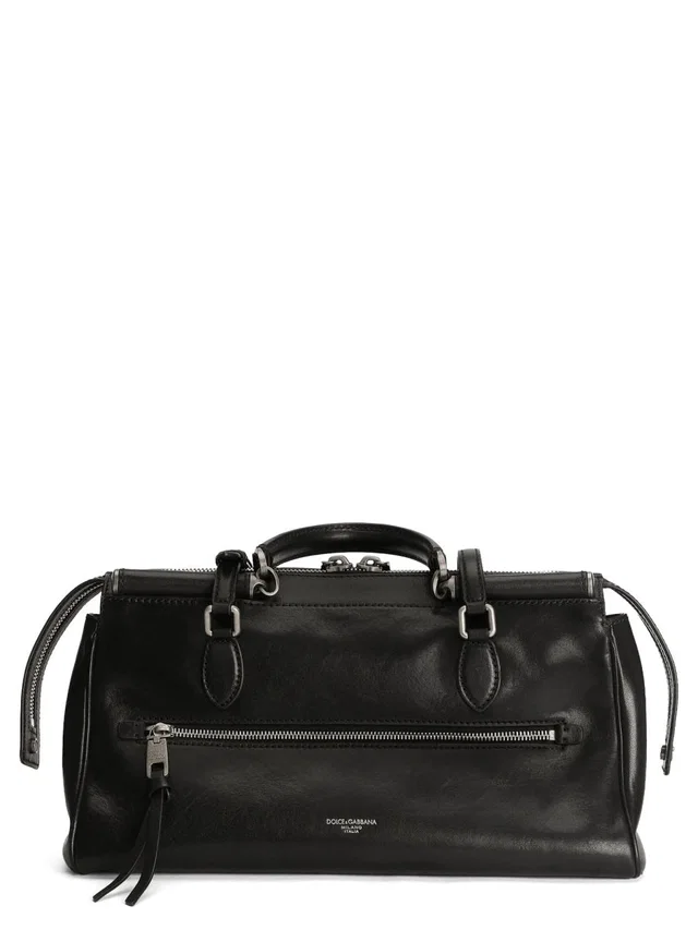 Dolce & Gabbana Victory Shoulder Bag — Black Leather Pvc in Black Leather from HEWI