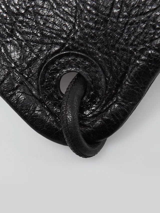 Balenciaga Arena Drawstring Backpack Bag in Black Leather from Yoogis, photo 4 of 10