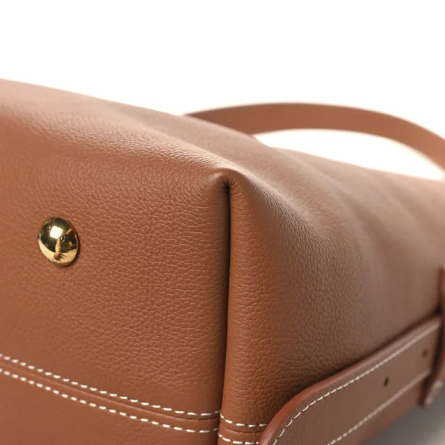Louis Vuitton Grained Calfskin Low Key Hobo MM Cognac in Brown Caviar leather from FASHIONPHILE, photo 12 of 13
